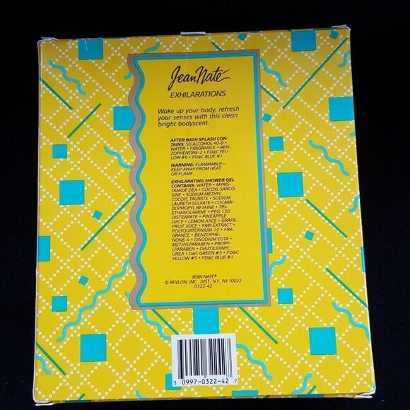 Vintage Jean Nate Exhilarations Revlon After Bath Splash Shower Gel NEW - Picture 5 of 5